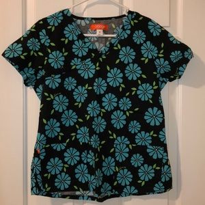 AllHeart “Orange Standard” scrub top